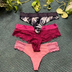 NWOT PINK Panties 3PK